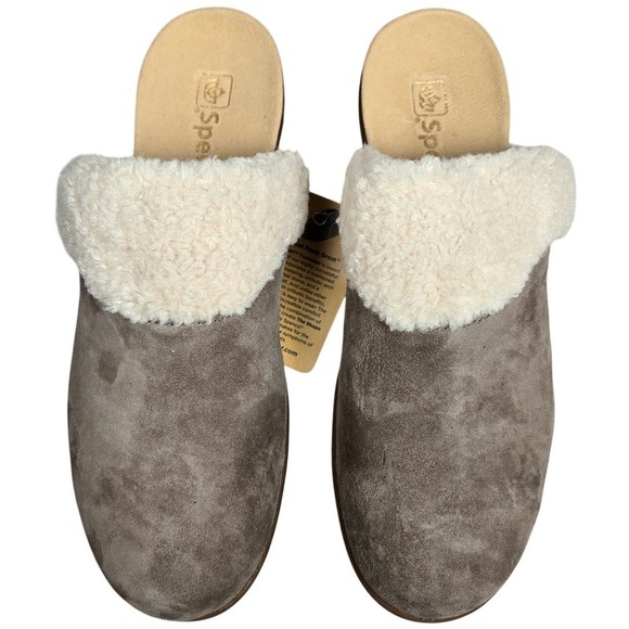 Spenco Women's Northridge Cozy Clog in Fossil 9 NWT - Picture 1 of 11